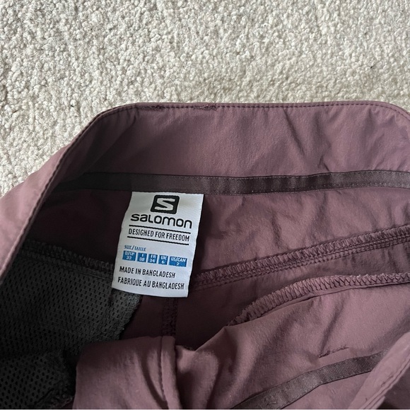 Salomon Wayfarer W Plum Hiking Short - Picture 3 of 5